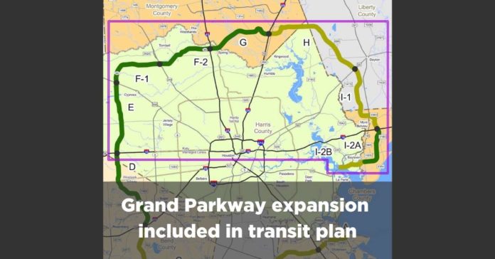 Grand Parkway expansion included in transit plan
