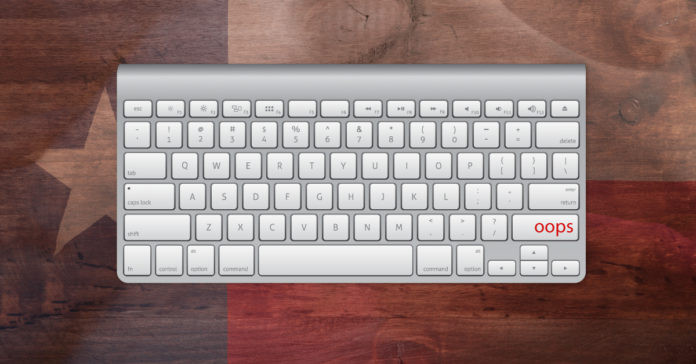 oops-keyboard Texas GOP