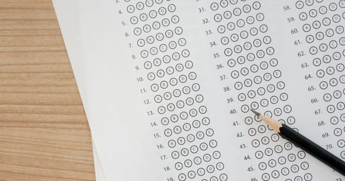 ACT SAT Exam Answer Sheet TT