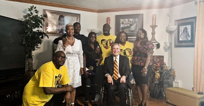 Gov. Abbott and Floyd Family