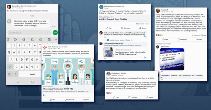Facebook COVID Callouts