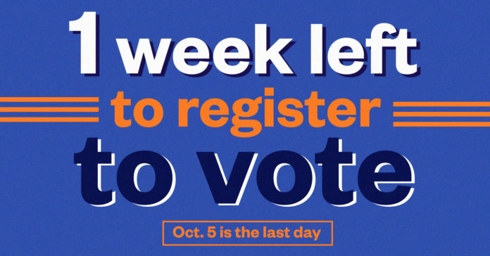 1-week-left-to-register-to-vote 1-week-left-to-register