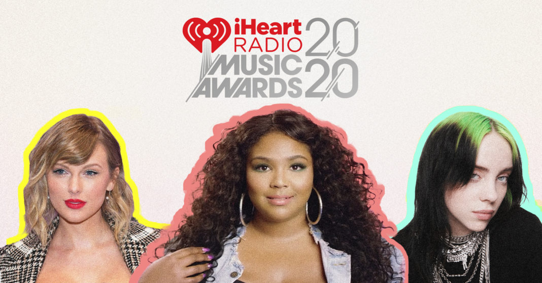 Texas native Lizzo joins Billie Eilish Taylor Swift in Big Wins at 2020 iHeartRadio Music Awards