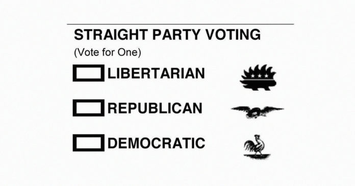 Straight ticket voting texas