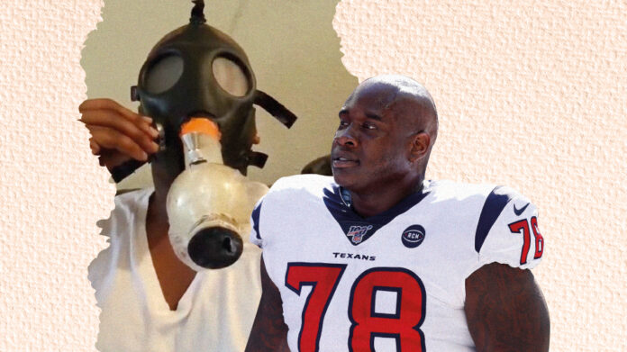 Texans OT Laremy Tunsil Mints NFT of Famous NFL Draft 'Gas Mask