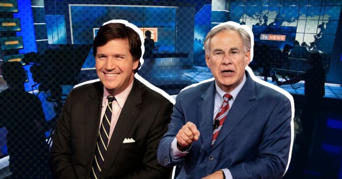Tucker Carlson vs Greg Abbott