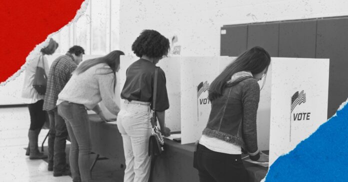 Voting Booth in Texas
