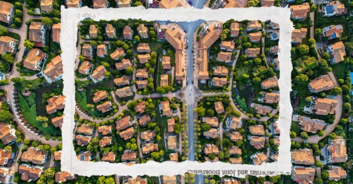 A lot of houses