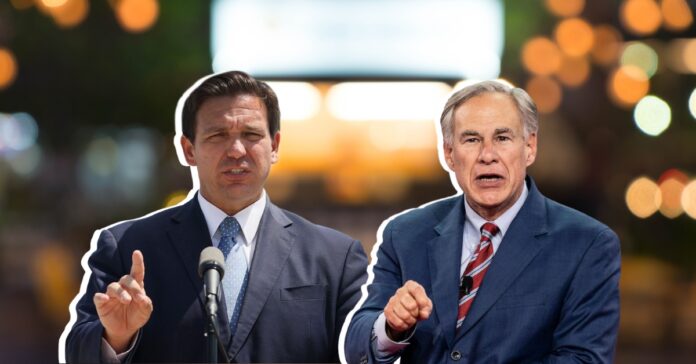 Florida Governor Ron DeSantis & Greg Abbott