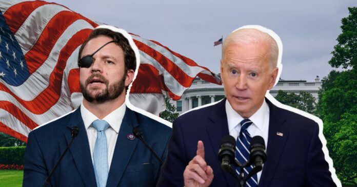 Joe Biden and Dan Crenshaw