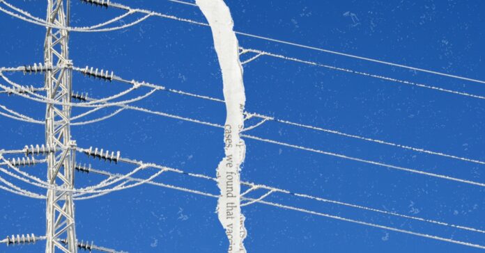 Frozen Power Lines