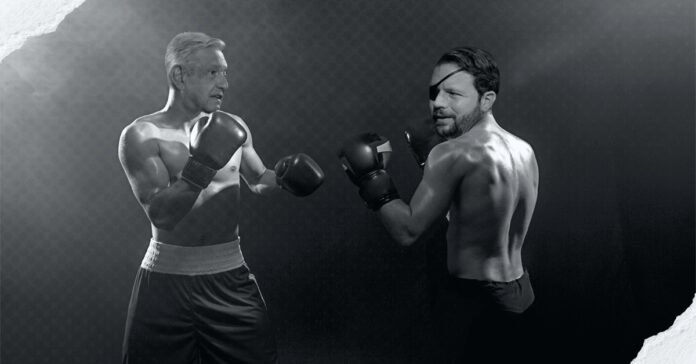 Dan Crenshaw and AMLO fighting