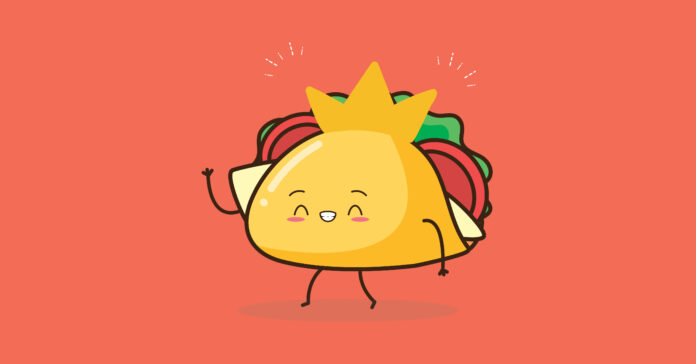 Taco-with-a-crown