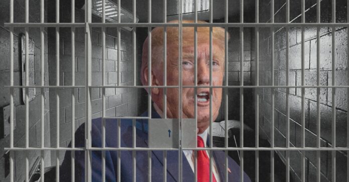 Trump behind bars-ranewstx