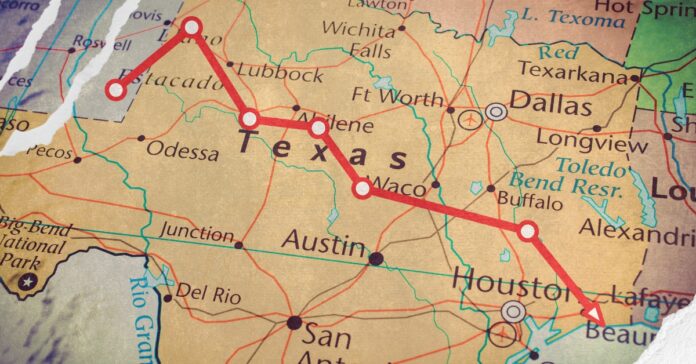 ranews map of texas