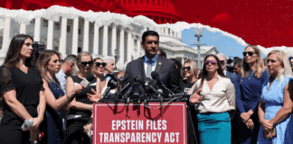 Texas Delegation Backs Epstein File Release A picture of the U.S. Congress during the conference.