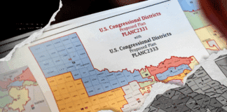 Federal Judges Halt Texas’ Mid-Decade Map Ahead of 2026 Elections A picture of US New Congressional map.